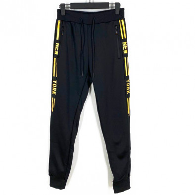 Pantaloni sport bărbați SMMA Style negru it071222-8 5