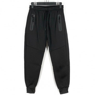 Pantaloni sport bărbați Aton Men negru it071222-18 5