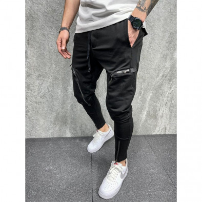 Pantaloni sport bărbați 2Y Premium negru tr070721-5 4