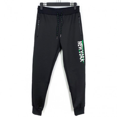 Pantaloni sport bărbați SMMA Style negru it071222-1 5