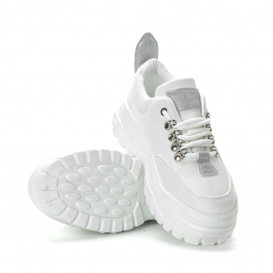 Pantofi sport albi pentru dama it270219-4 4