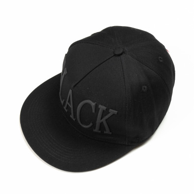 Șapcă neagră BLACK it290818-4 2