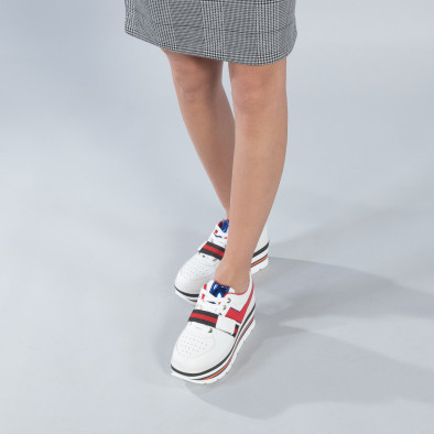 Pantofi sport albi pentru dama cu accente it250119-66 4
