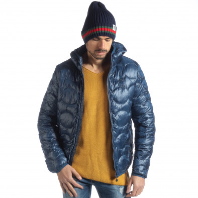 Pulover oversized în camel pentru bărbați it051218-53 3