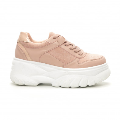 Pantofi sport roz Chunky pentru dama it150419-121 2