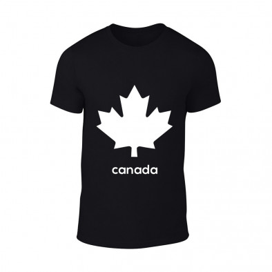 Tricou pentru barbati Canada negru, mărime 2XL TMNSPM064XXL 2