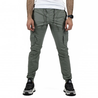Pantaloni cargo bărbați Blackzi verzi tr160123-1 2