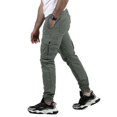 Pantaloni cargo bărbați Blackzi verzi tr160123-1 4