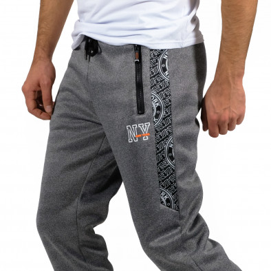 Pantaloni sport bărbați SMMA Style gri it071222-10 4