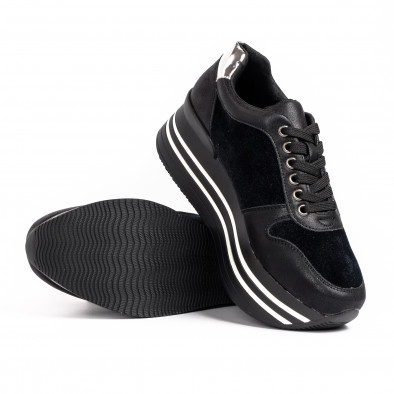 Pantofi sport de dama Martin Pescatore negre it100821-4 4