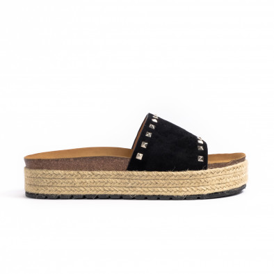 Papuci de dama Sweet Shoes negri it260521-3 3