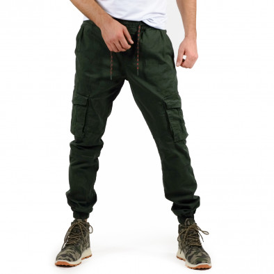 Pantaloni cargo bărbați Blackzi verzi tr071222-23 4