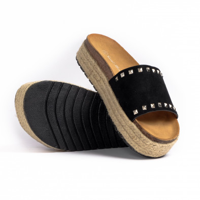 Papuci de dama Sweet Shoes negri it260521-3 5