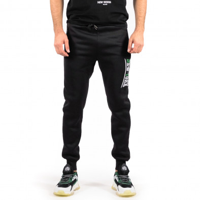 Pantaloni sport bărbați SMMA Style negru it071222-5 2