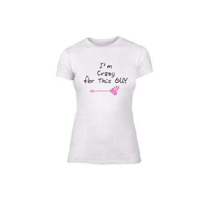 Tricou de dama His girlfriend alb, mărimea S TMNLPF097S 2