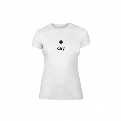 Tricou de dama Day & Night alb, mărimea L TMNLPF084L 2