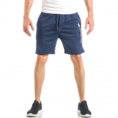 Pantaloni scurți pentru bărbați albaștri MARSHALL it040518-37 2