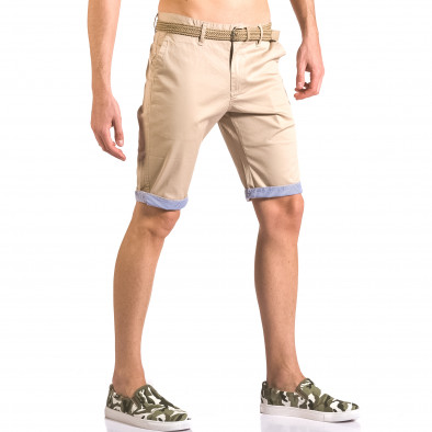 Pantaloni scurți bărbați Baci & Dolce bej ca050416-57 4