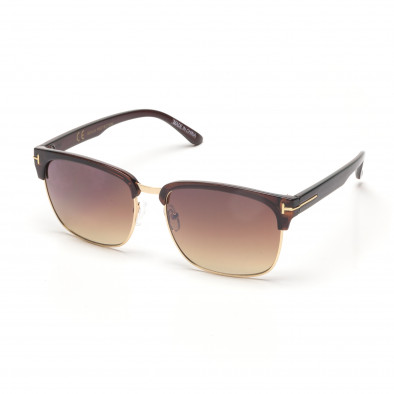 Ochelari de soare pentru bărbați maro stil Retro it250418-12 2
