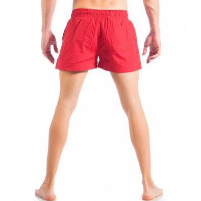 Costume de baie pentru bărbați roșu cu șireturi colorate it050618-67 4