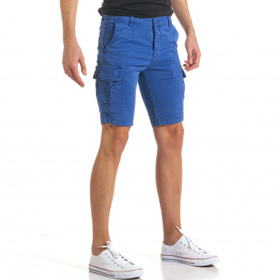 Pantaloni scurți bărbați Y-Chromosome albaștri it140317-173 4