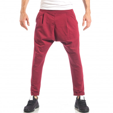 Pantaloni baggy pentru bărbați roșii it040518-32 2