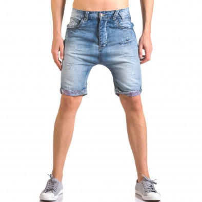 Blugi scurți bărbați Always Jeans albaștri ca050416-69 2
