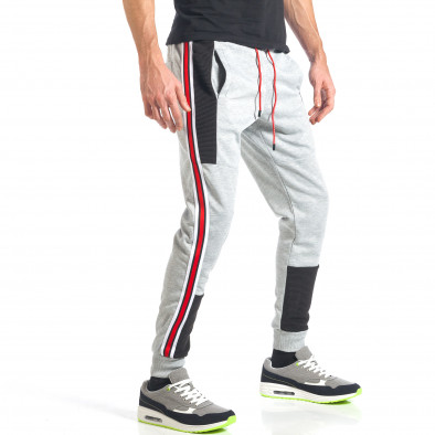 Pantaloni sport bărbați Flex Stey gri it290118-71 3