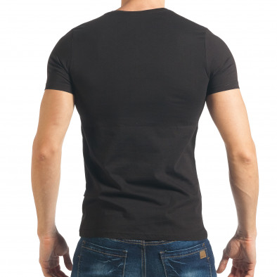 Tricou bărbați Delmaro negru tsf020218-37 3