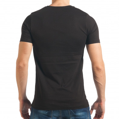Tricou bărbați Delmaro negru tsf020218-38 3