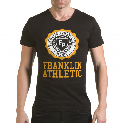 Tricou bărbați Franklin negru il170216-8 2