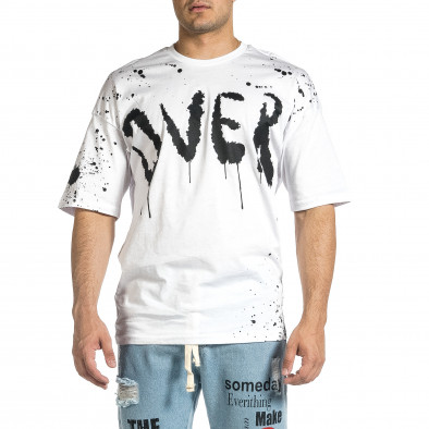 Tricou bărbați Breezy alb tr150521-9 3