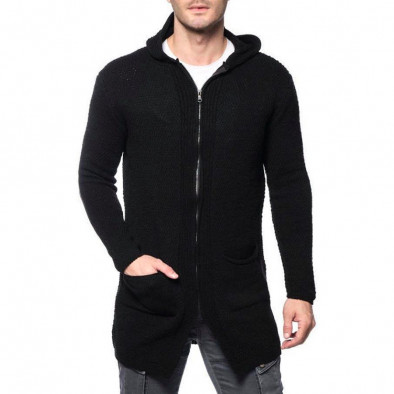 Pulover bărbați RNT23 negru tr240921-11 4