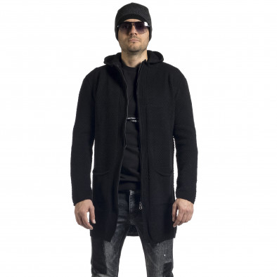 Pulover bărbați RNT23 negru tr240921-11 2