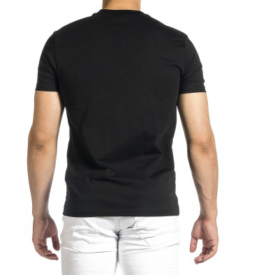 Tricou bărbați Breezy negru tr150521-4 4