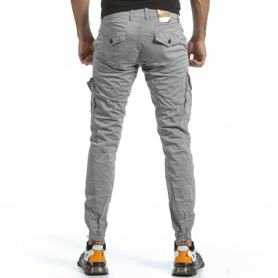 Pantaloni cargo bărbați Blackzi gri tr240122-2 3