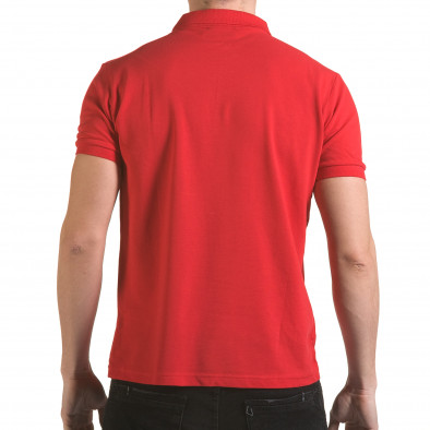 Tricou cu guler bărbați Franklin roșu il170216-29 3