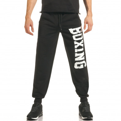 Pantaloni sport bărbați X1 negru it141117-1 2