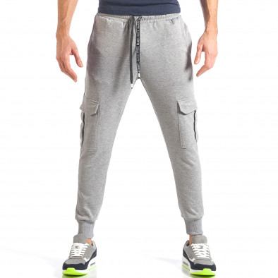 Pantaloni sport bărbați Giorgio Man gri it070218-2 2