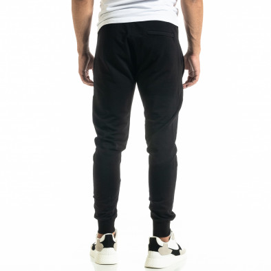 Pantaloni sport bărbați Breezy negru tr020920-5 3