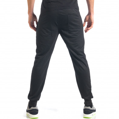 Pantaloni sport bărbați Realman negru it290118-65 4