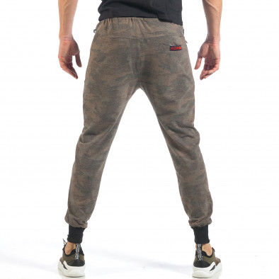 Pantaloni sport de bărbați camuflaj cu fermoare it260318-176 4