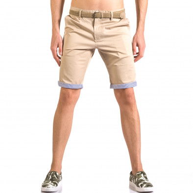 Pantaloni scurți bărbați Baci & Dolce bej ca050416-57 2