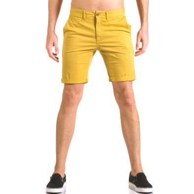 Pantaloni scurți bărbați XZX-Star galbeni ca050416-59 2