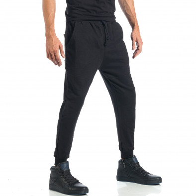 Pantaloni sport bărbați Italian Lab negru it260917-32 4