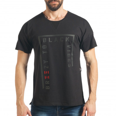 Tricou bărbați Breezy negru tsf020218-15 2