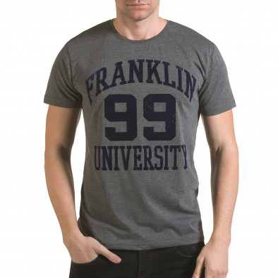 Tricou bărbați Franklin gri il170216-2 2