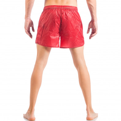 Costum de baie pentru bărbați roșu model simplu it050618-66 4