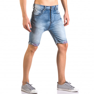Blugi scurți bărbați Always Jeans albaștri ca050416-69 4