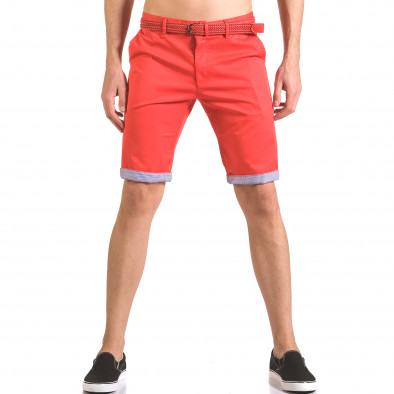 Pantaloni scurți bărbați Baci & Dolce roșii ca050416-55 2